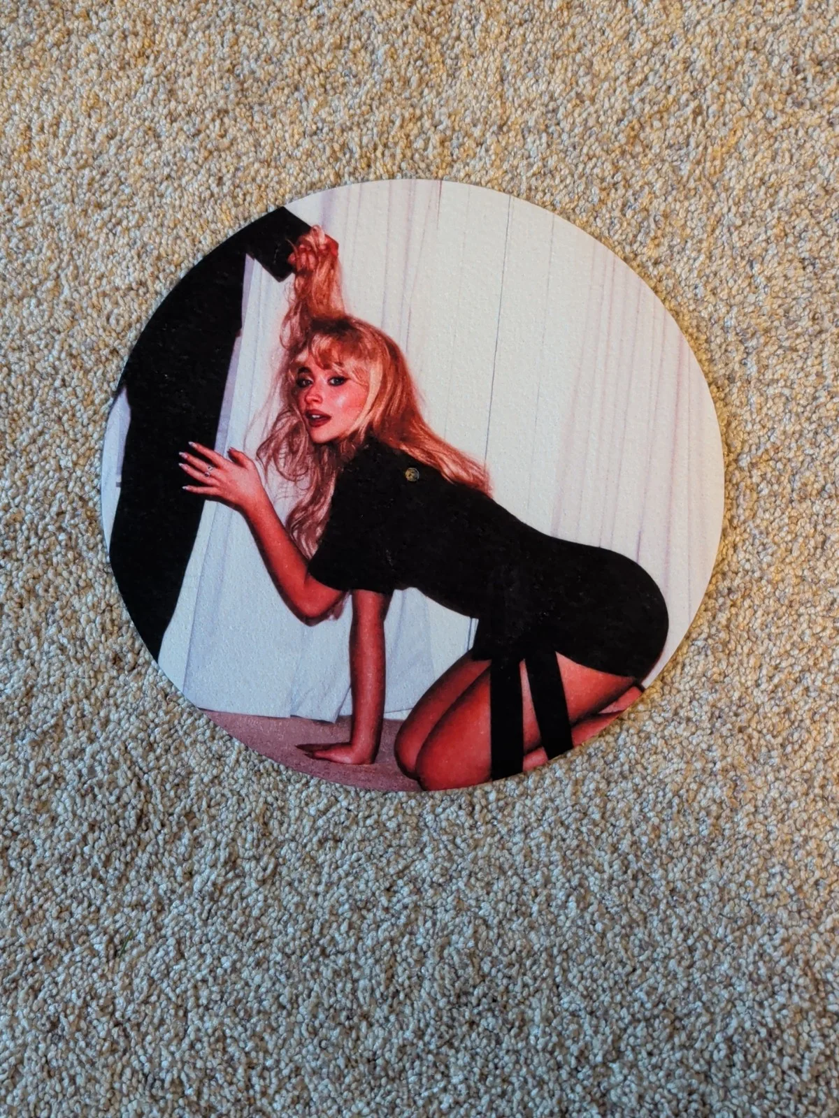 Sabrina Carpenter Mans Best Friend Vinyl Slip Mat, image 3