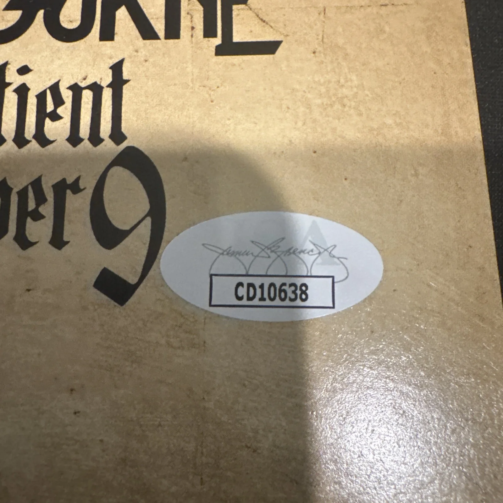Ozzy Osbourne Signed Patient Number 9 CD INSERT JSA COA Crazy Train Auto, image 2
