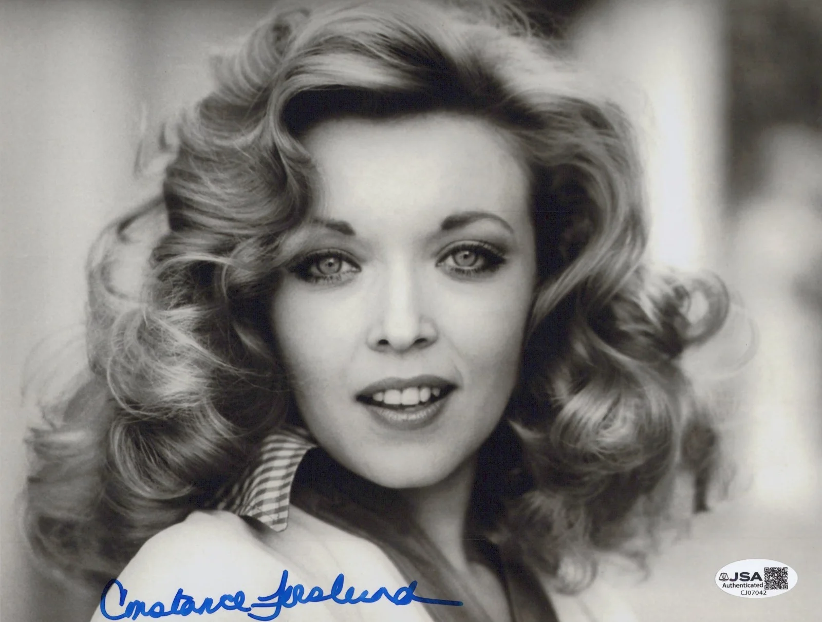 CONSTANCE FORSLUND — CONSTANCE FORSLUND Signed GLOBE TROTTER'S ON GILLIGANS ISLAND 8x10 Photo JSA