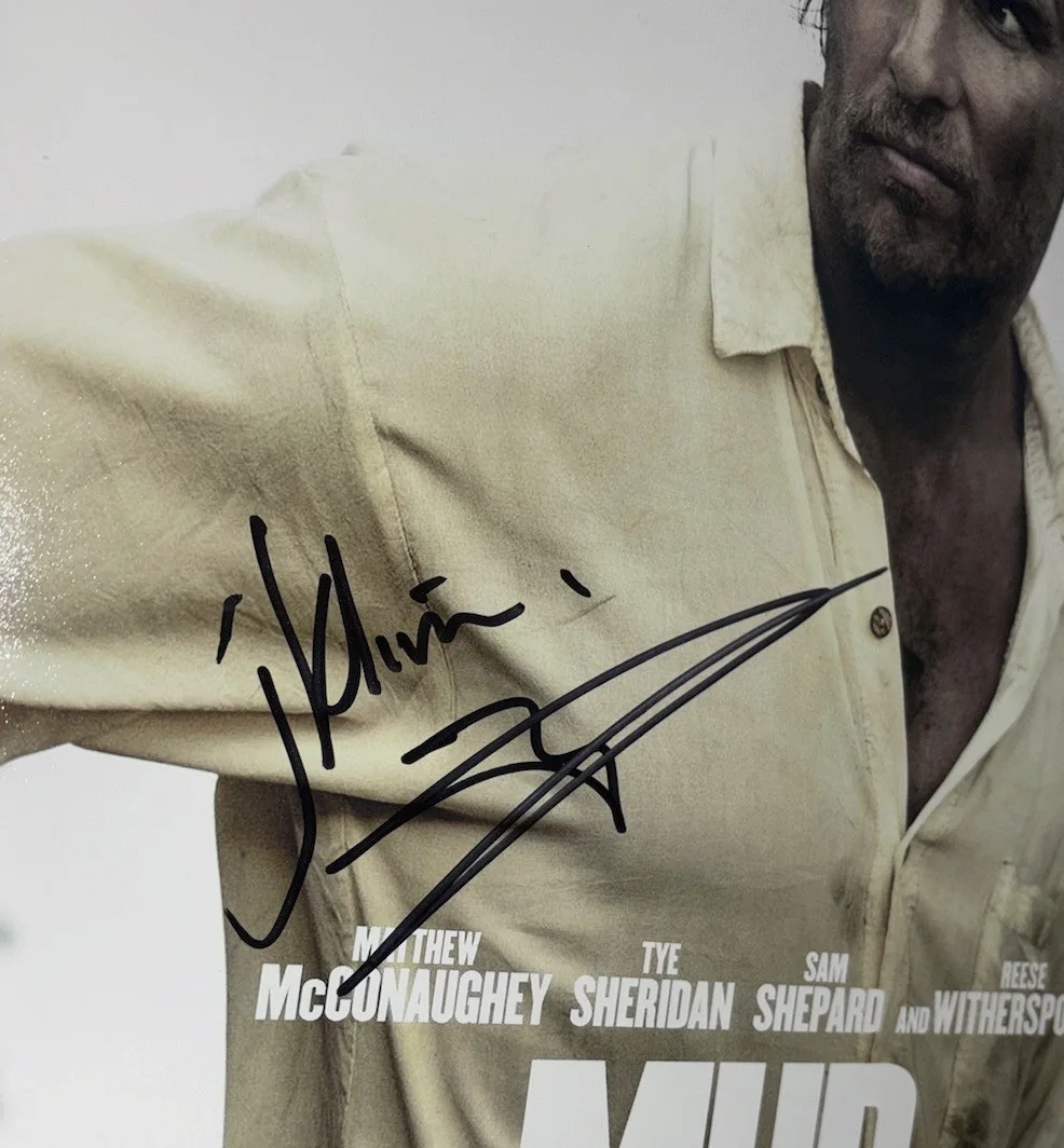 Matthew Mcconaughey Signed 12x18 Photo Mud With Proof, image 2