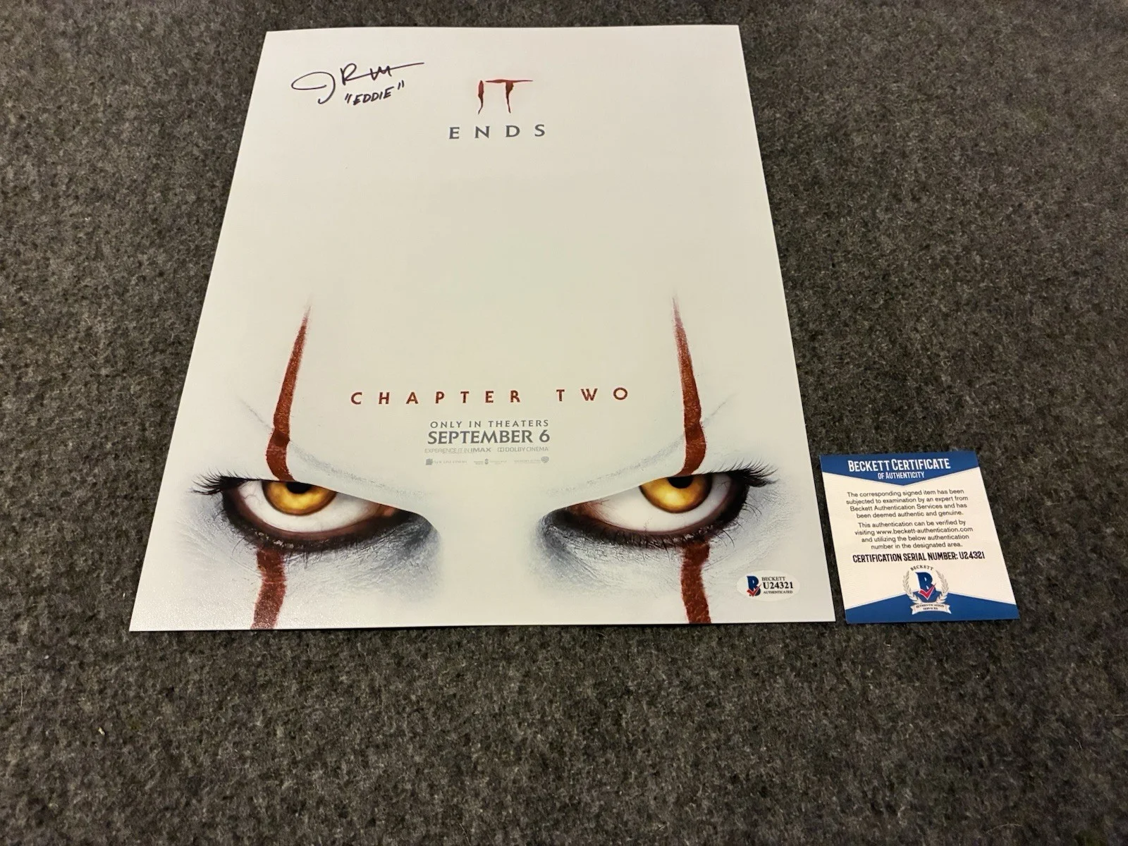 James Ransone — James Ransone Signed 11x14 Photo Autograph Beckett Coa It Chapter 2 Adult Eddie