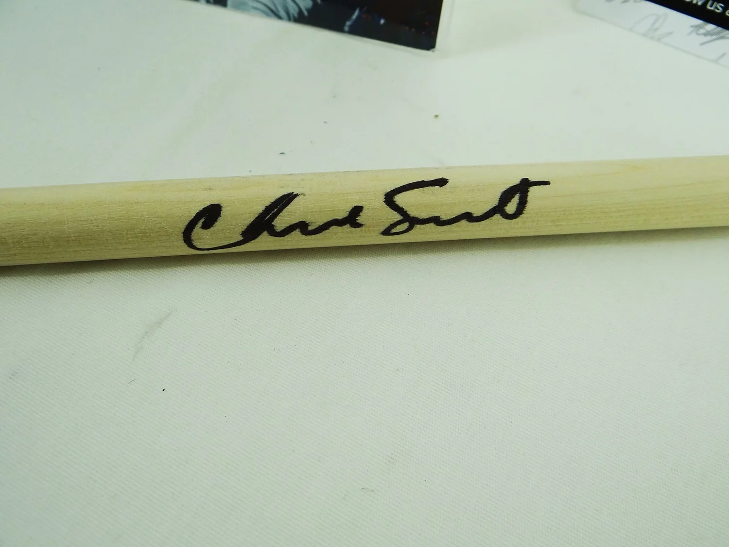 Chad Smith Red Hot Chili Peppers Drummer Hand-Signed Drum Stick w/ JSA COA, image 3