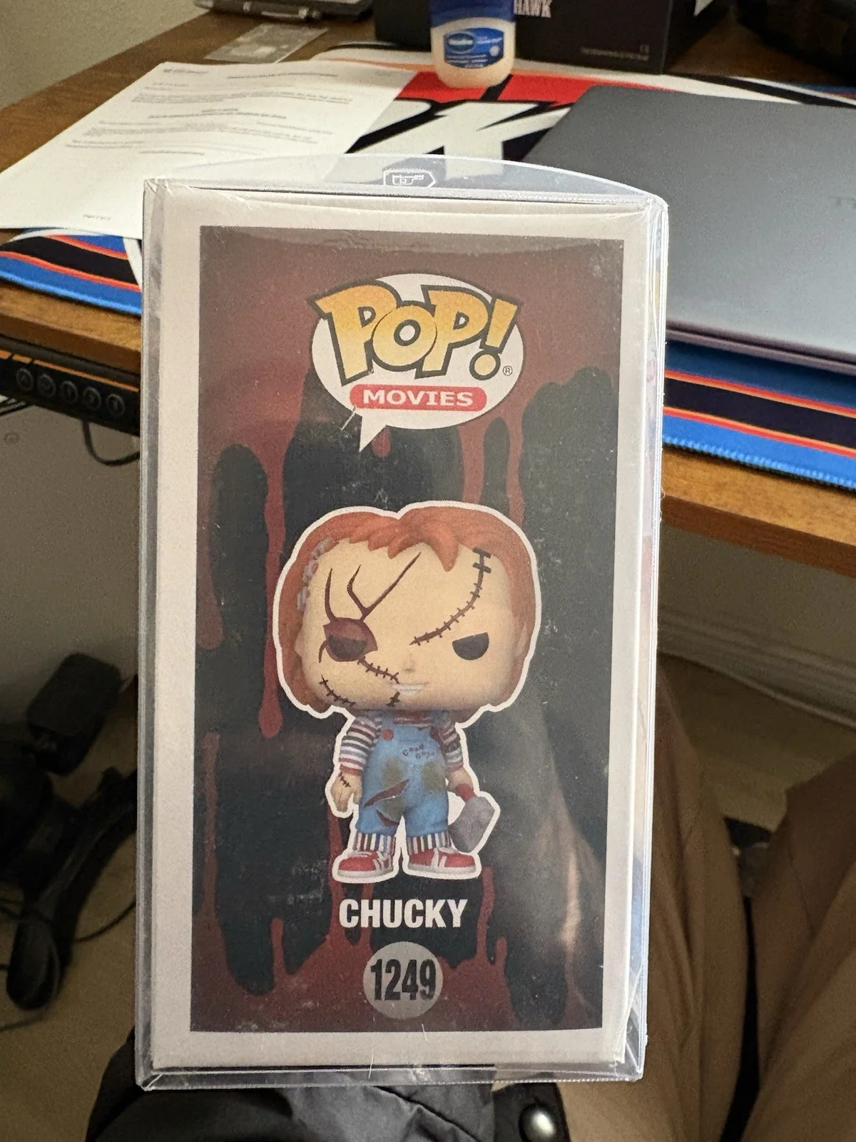 Alex Vincent Signed Bride of Chucky #1249 Chucky Funko Pop! Inscribed Andy (PA), image 4
