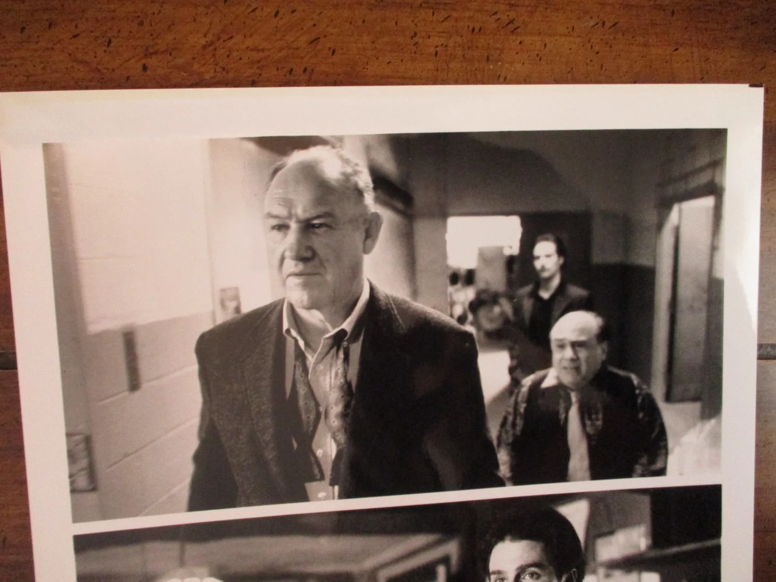 Sam Rockwell/Gene Hackman/Danny DeVito(HEIST)2001 8 x 10 Glossy B &W Press Photo, image 2