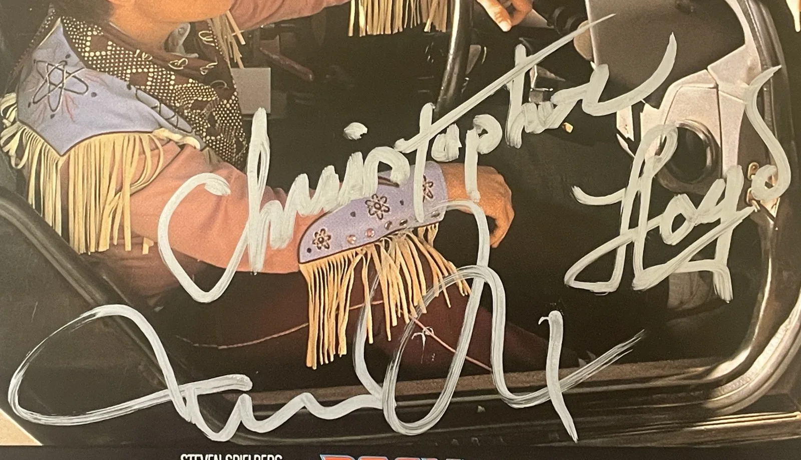 Michael J. Fox, Christopher Lloyd — Michael J. Fox & Christopher Lloyd Signed 8x10 Photo OP COA Back to the Future, image 2