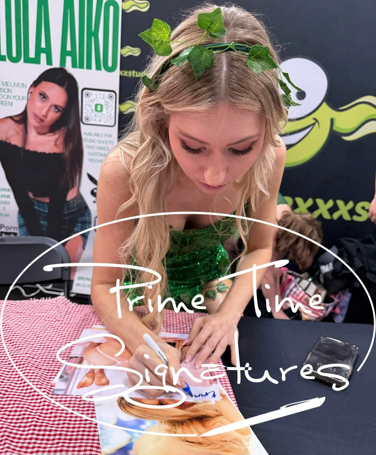 Emma Sirus — Hot Sexy Emma Sirus Signed 8x10 Photo Adult Star Authentic Autograph Beckett, изображение 2