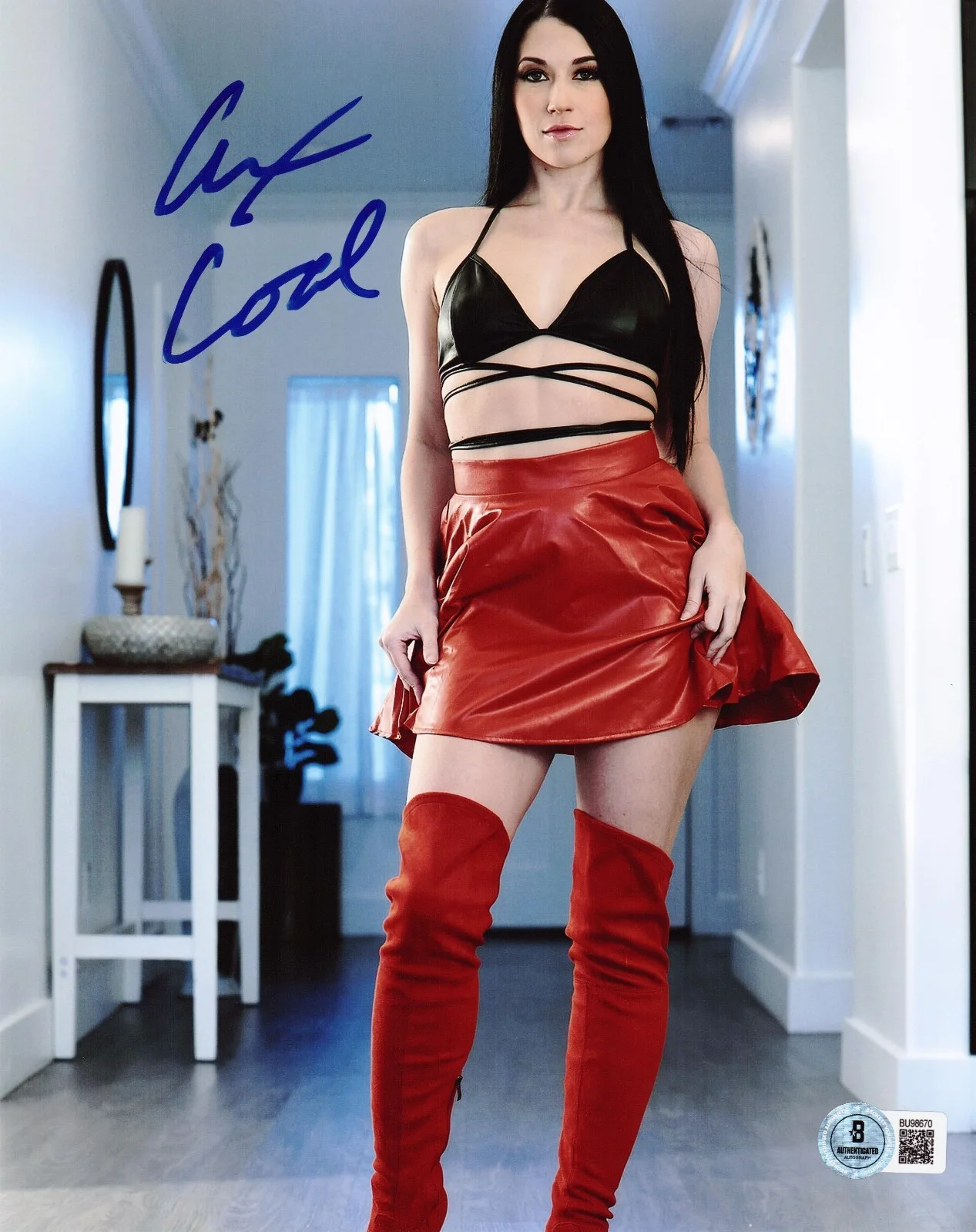 Alex Coal — Hot Sexy Alex Coal Signed 8x10 Photo Adult Star Authentic Autograph Beckett