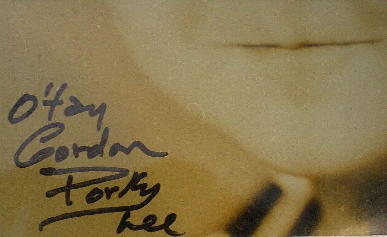 GORDON PORKY LEE — SIGNED PHOTO GORDON PORKY LEE CUTE CLOSEUP -- OUR GANG LITTLE RASCALS-O'TAY, изображение 2