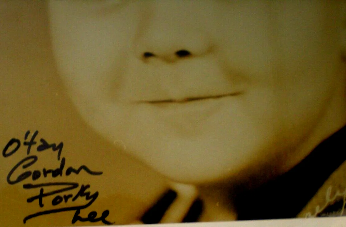 GORDON PORKY LEE — SIGNED PHOTO GORDON PORKY LEE CUTE CLOSEUP -- OUR GANG LITTLE RASCALS-O'TAY, изображение 4