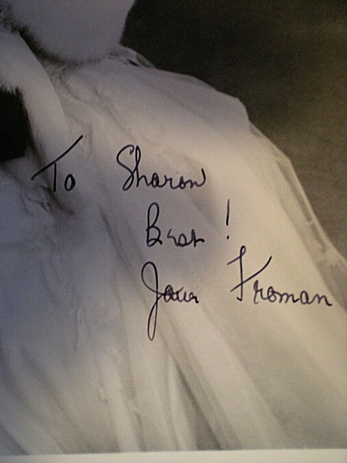 JANE FROMAN — SIGNED VINTAGE 5 X 7 JANE FROMAN # 1 FEMALE SINGER-"WITH A SONG IN MY HEART" GA, изображение 2
