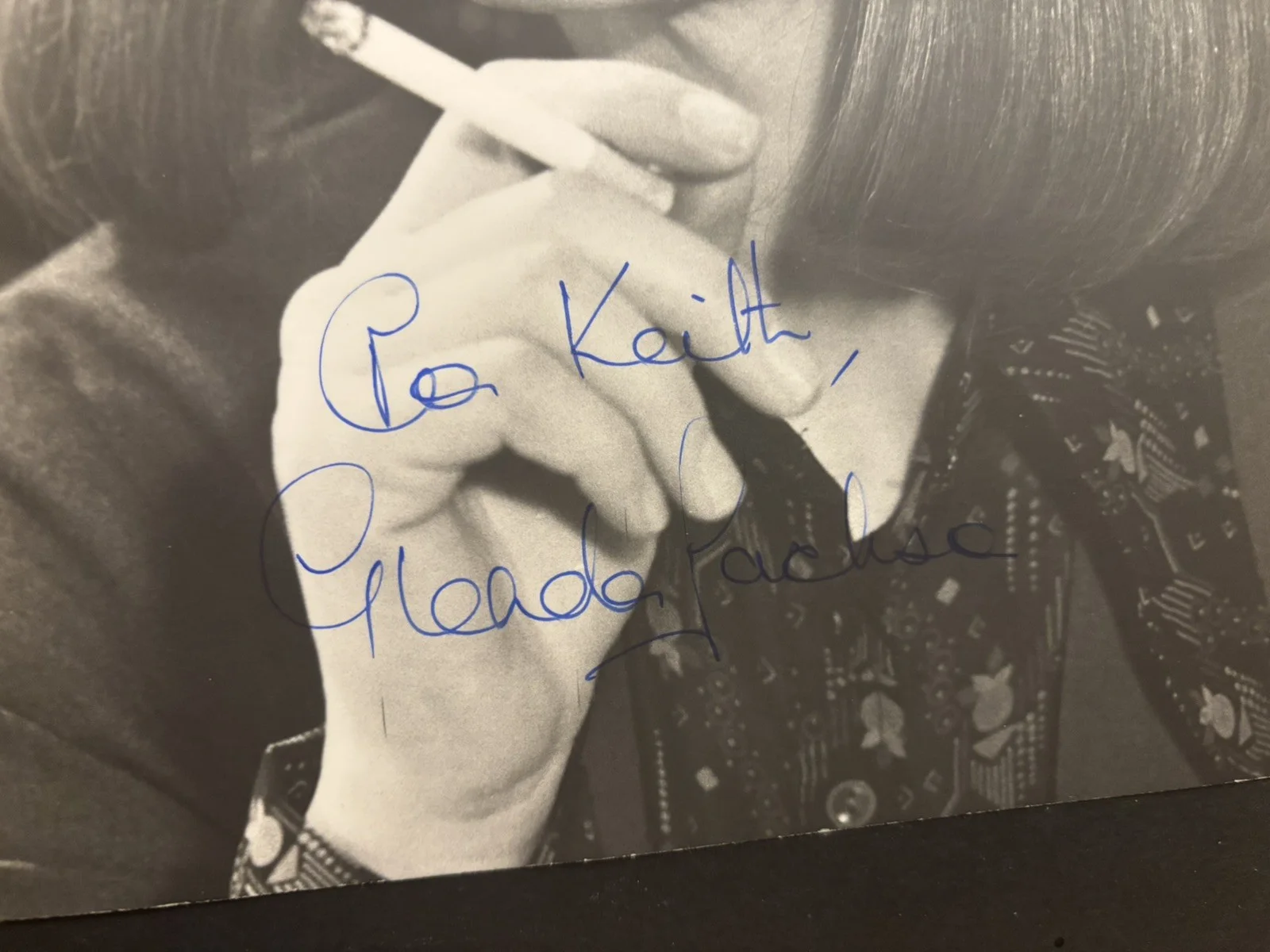 GLENDA JACKSON — GLENDA JACKSON SIGNED PHOTO -"TOUCH OF CLASS" LATE ENGLISH ACTRESS-ACADEMY AWARD, изображение 2