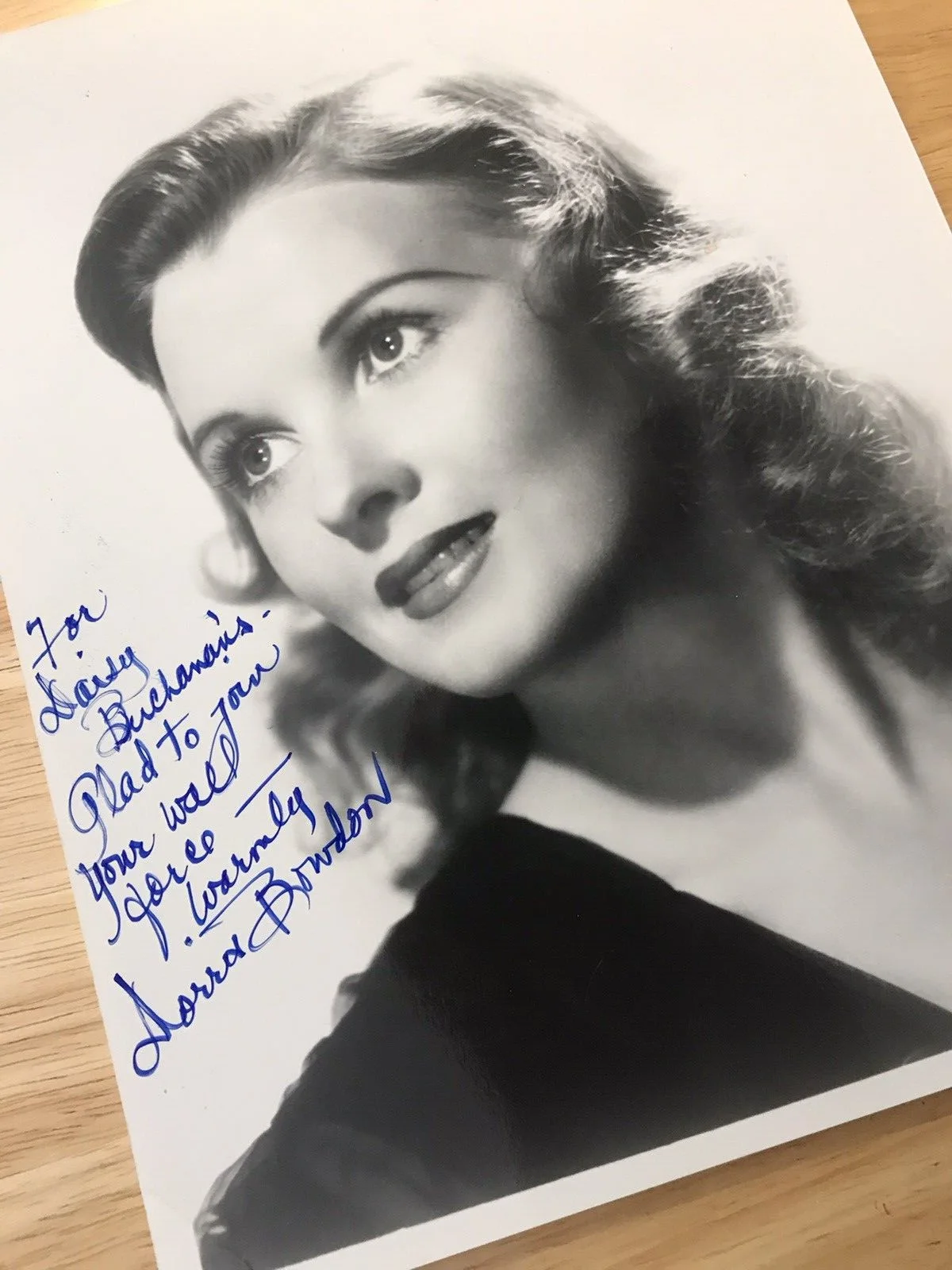 Dorris Bowdon — Dorris Bowdon Signed Photo The Grapes Of Wrath- Drums Along The Mohawk -deceased, изображение 2