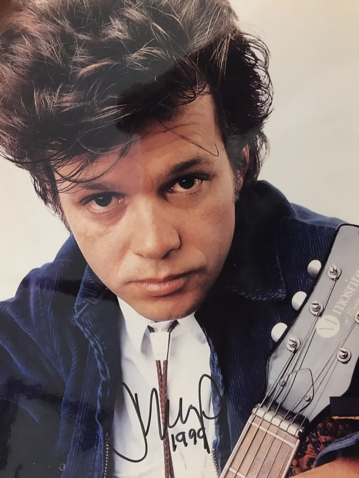 SIGNED PHOTO JOHN MELLENCAMP-YOUNG COLOR PHOTO-1999-"HURT SO GOOD" MUSIC ICON, изображение 2