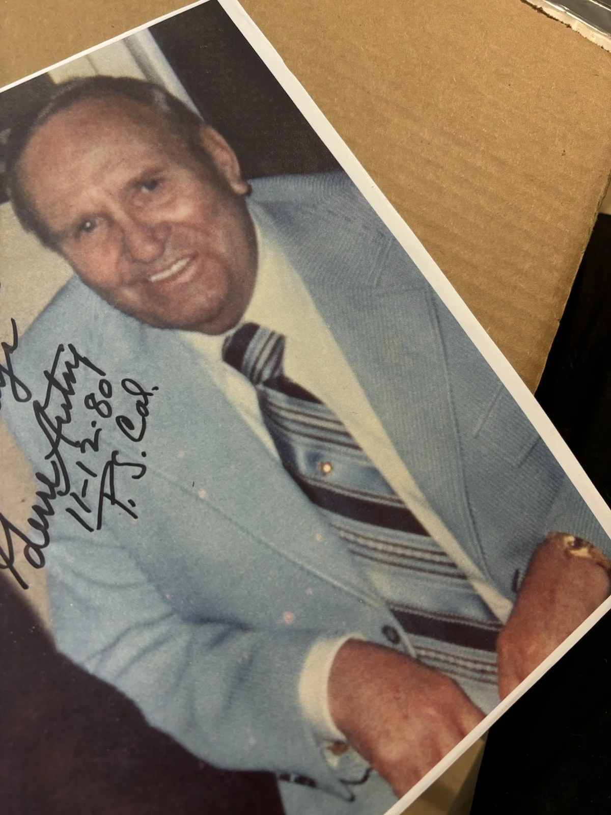 GENE AUTRY — GENE AUTRY SIGNED PHOTO -14 X 11-INSCRIPTION 11-12-80 OWNER OF THE ANGELS COA, изображение 5