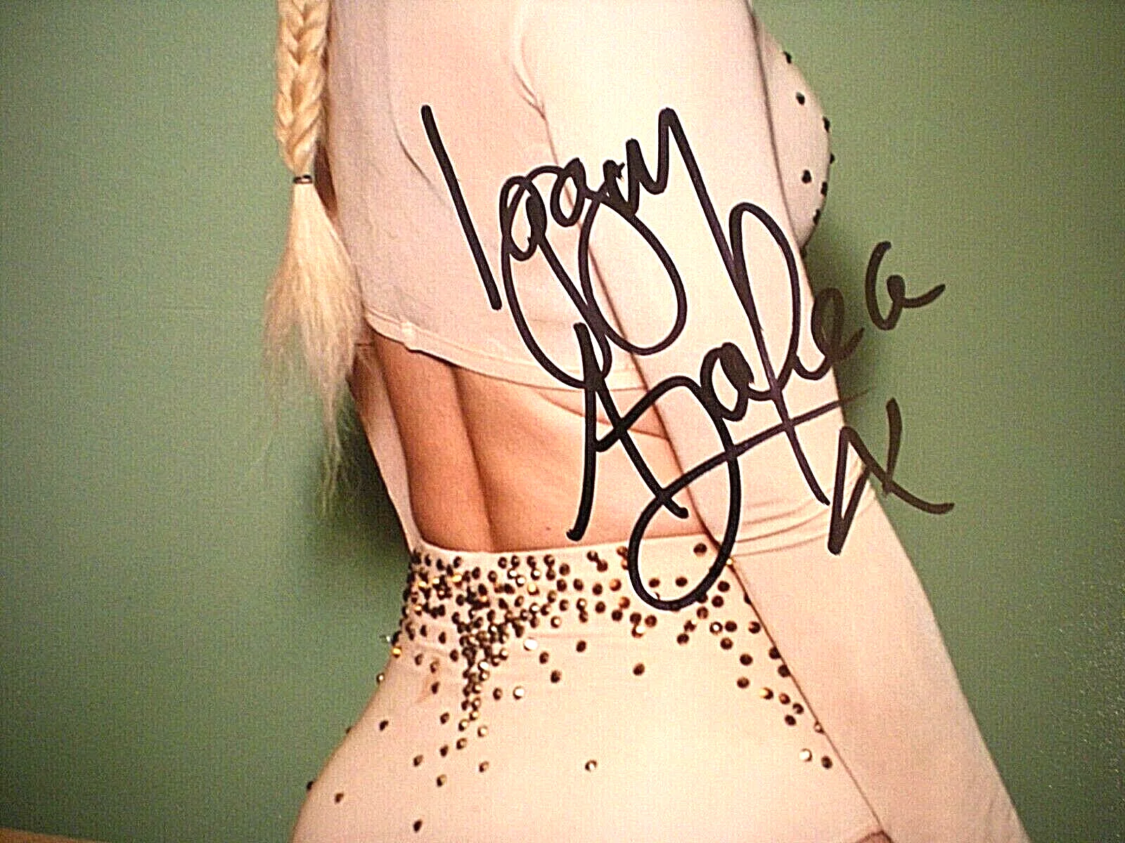 HAND SIGNED PHOTO IGGY AZALEA HIP HOP RAPPER-BLACK WIDOW -FANCY-CERT GA 11 X 14, изображение 2