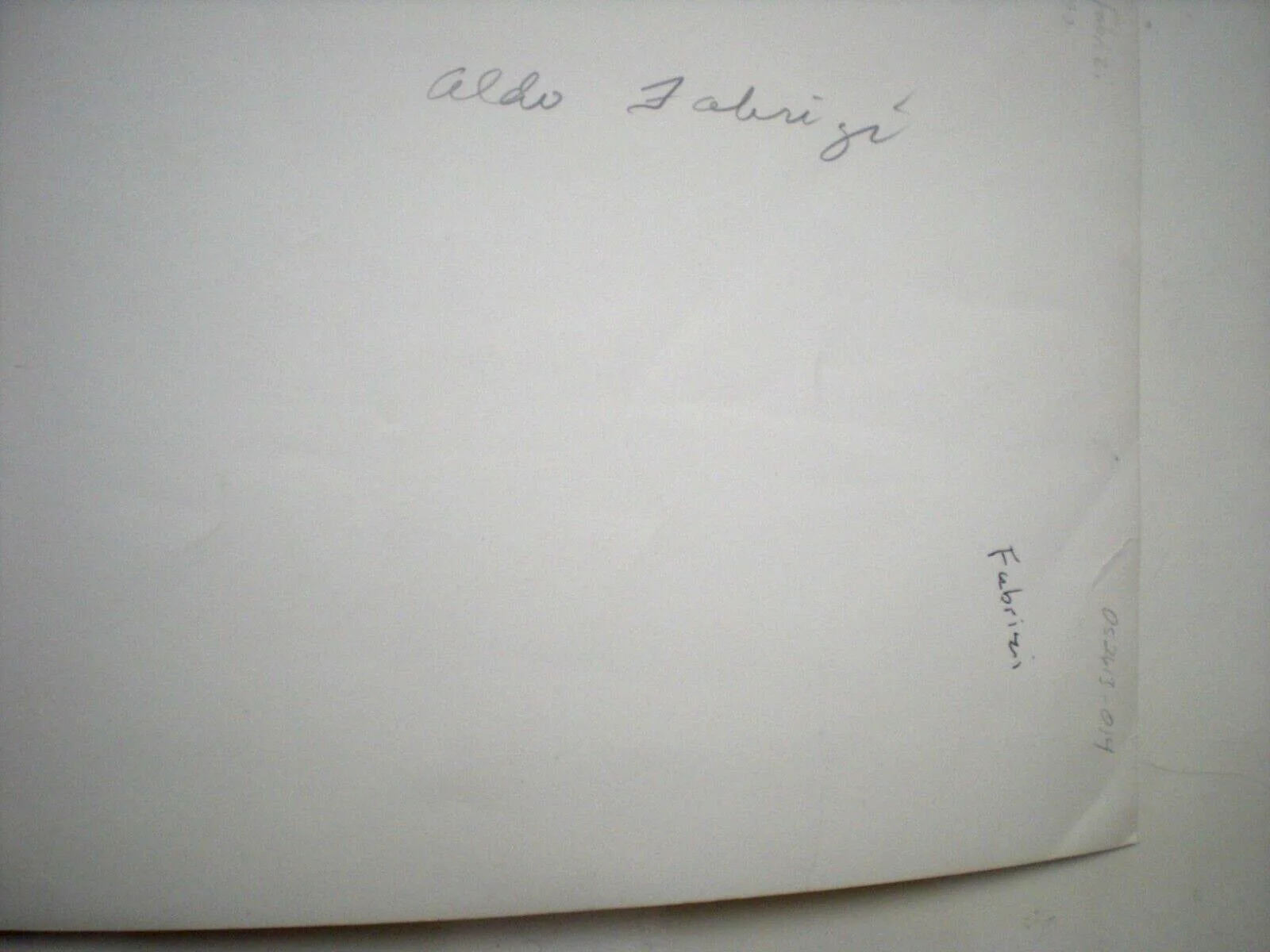ALDO FABRIZI — RARE SIGNED PHOTO ALDO FABRIZI-DECEASED ITALIAN ACTOR 'HEROIC PRIEST' IN "ROME", изображение 5