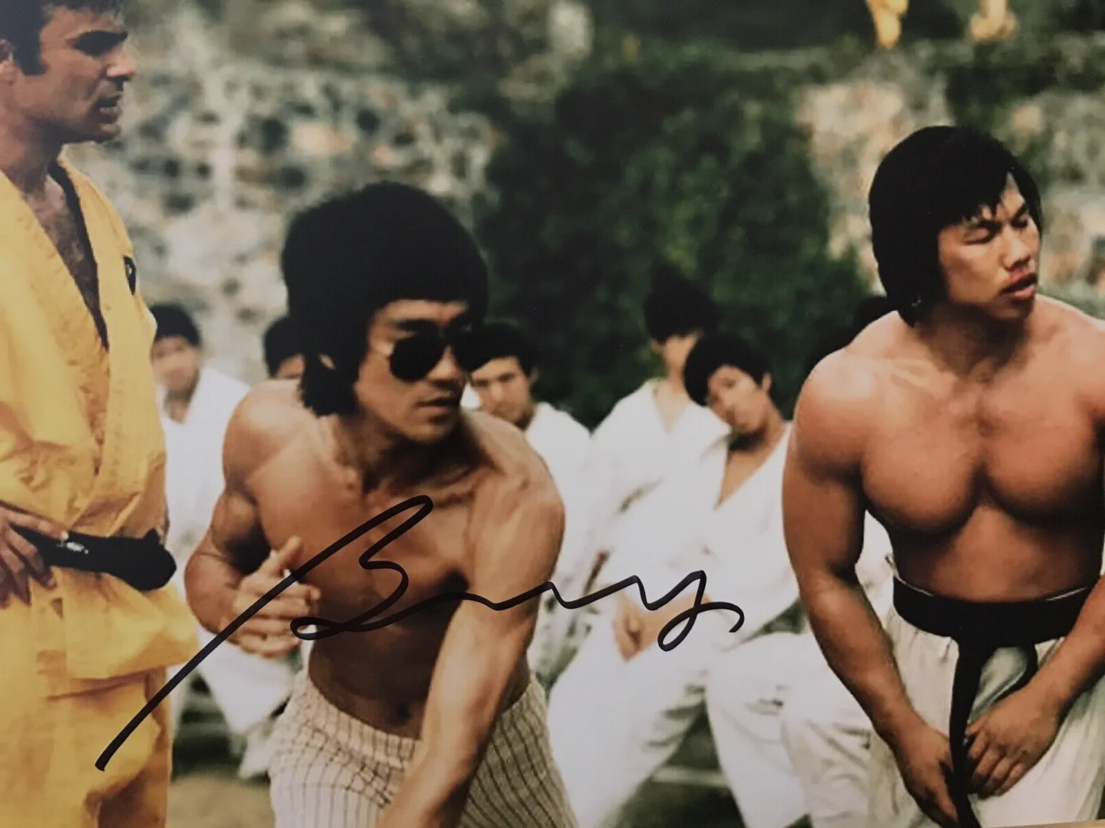 BOLO YEUNG — SIGNED PHOTO BOLO YEUNG - MARTIAL ARTS LEGEND BRUCE LEE "ENTER THE DRAGON" ACOA, изображение 4