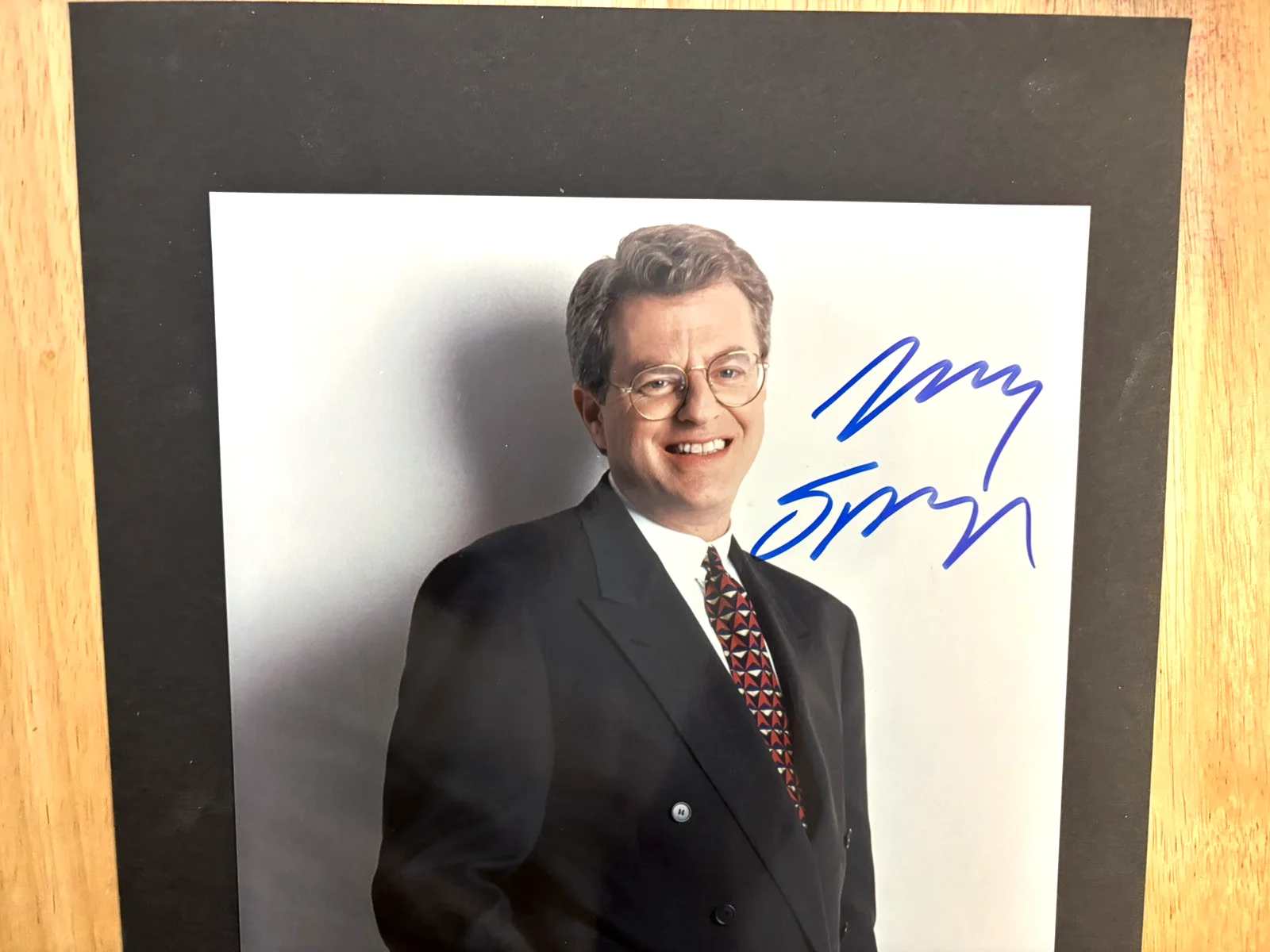 JERRY SPRINGER — JERRY SPRINGER SIGNED PHOTO-TALK SHOW HOST DECEASED, image 2
