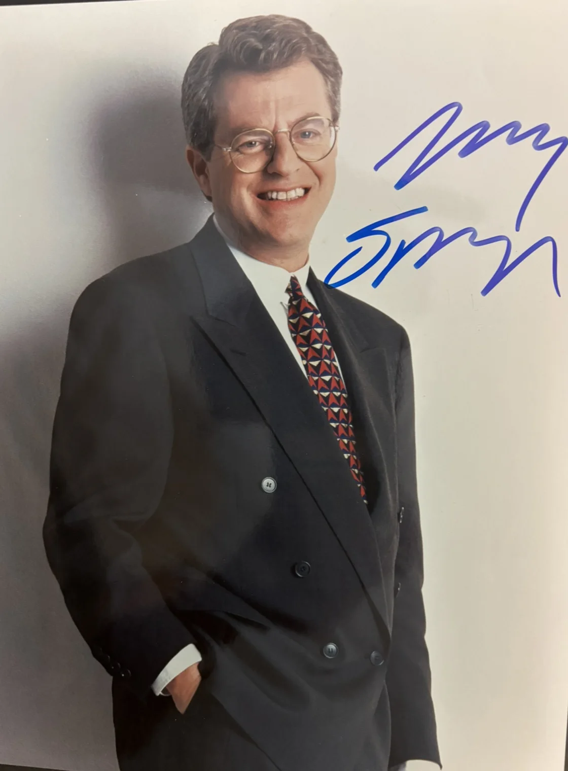 JERRY SPRINGER — JERRY SPRINGER SIGNED PHOTO-TALK SHOW HOST DECEASED, image 3