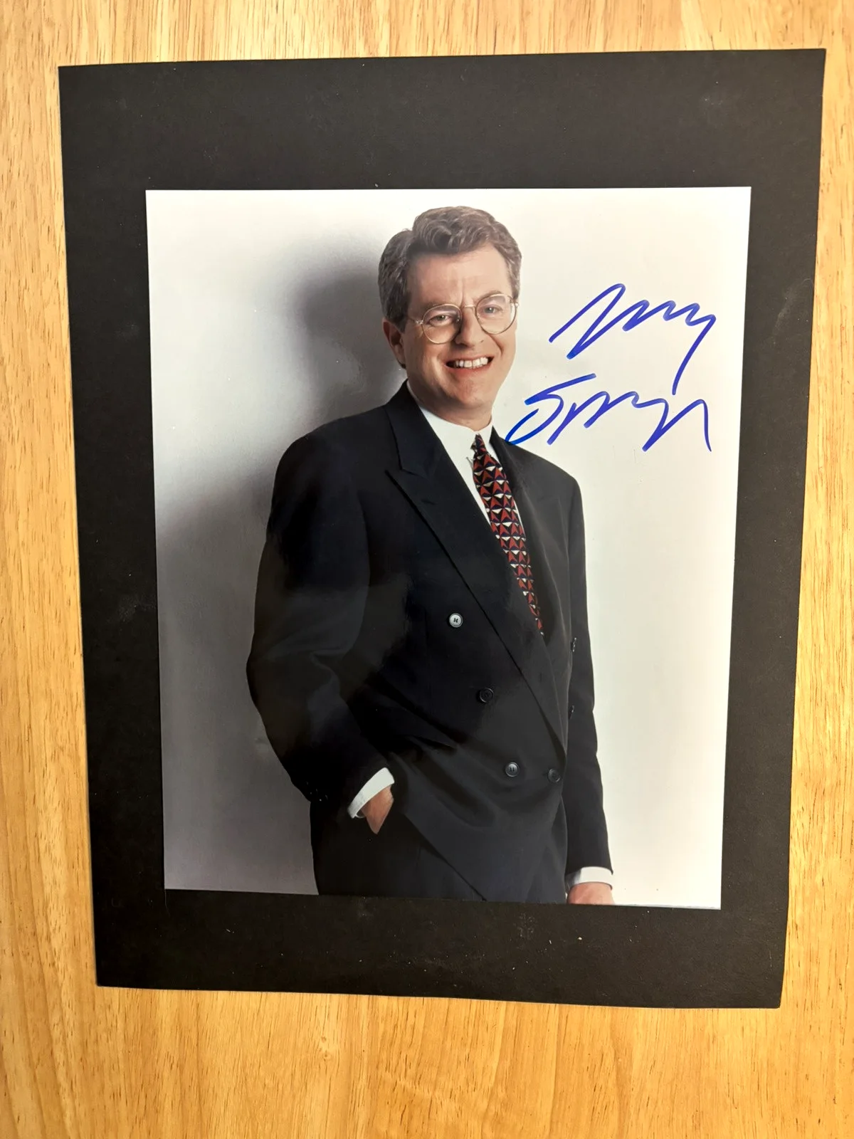 JERRY SPRINGER — JERRY SPRINGER SIGNED PHOTO-TALK SHOW HOST DECEASED, image 4