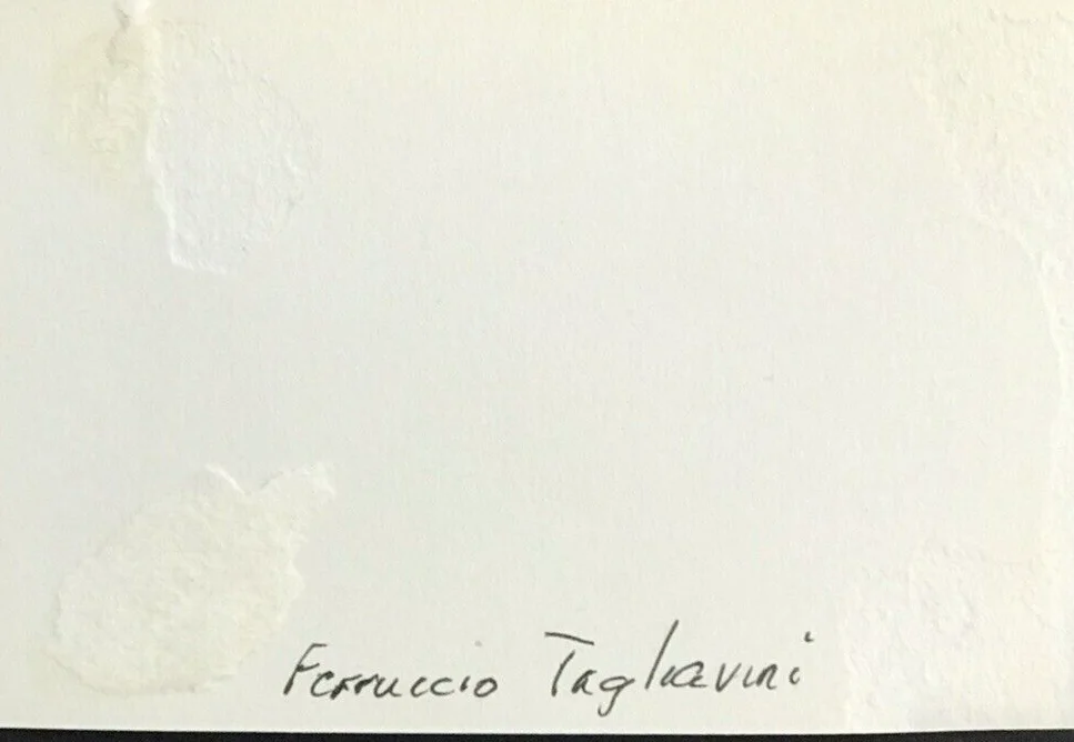 FERRUCCIO TAGLIAVINI SIGNED CARD ITALIAN OPERATIC LYRIC TENOR DECEASED COA, изображение 4
