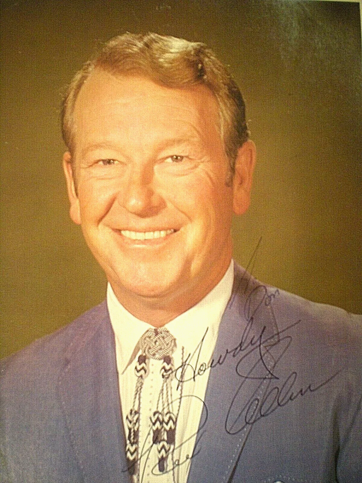 REX ALLEN — SIGNED PHOTO REX ALLEN "THE ARIZONA COWBOY" DON'T GO NEAR THE INDIANS-DECEASED, изображение 3