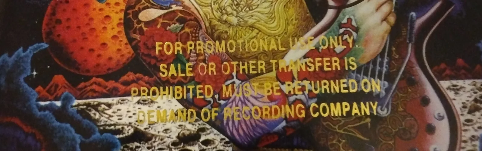 harvey mandel - planetary warrior - signed - autographed - compact disc, image 3