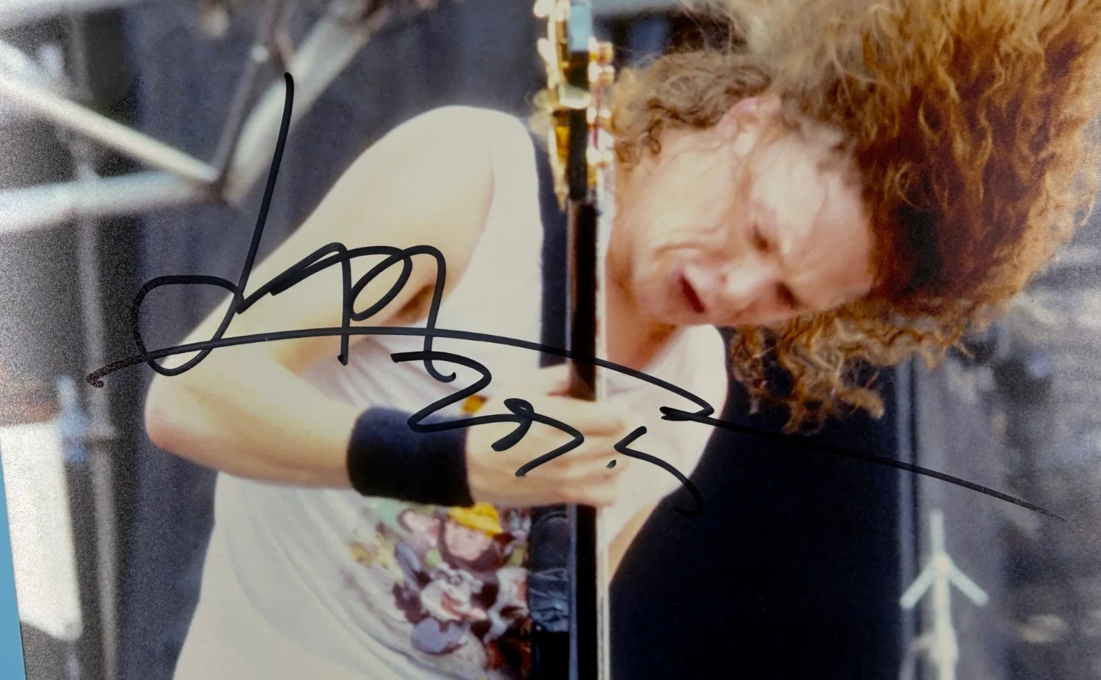 Jason Newsted Metallica Official 8 x 10 Photo 5 ALA Authenticated, изображение 2