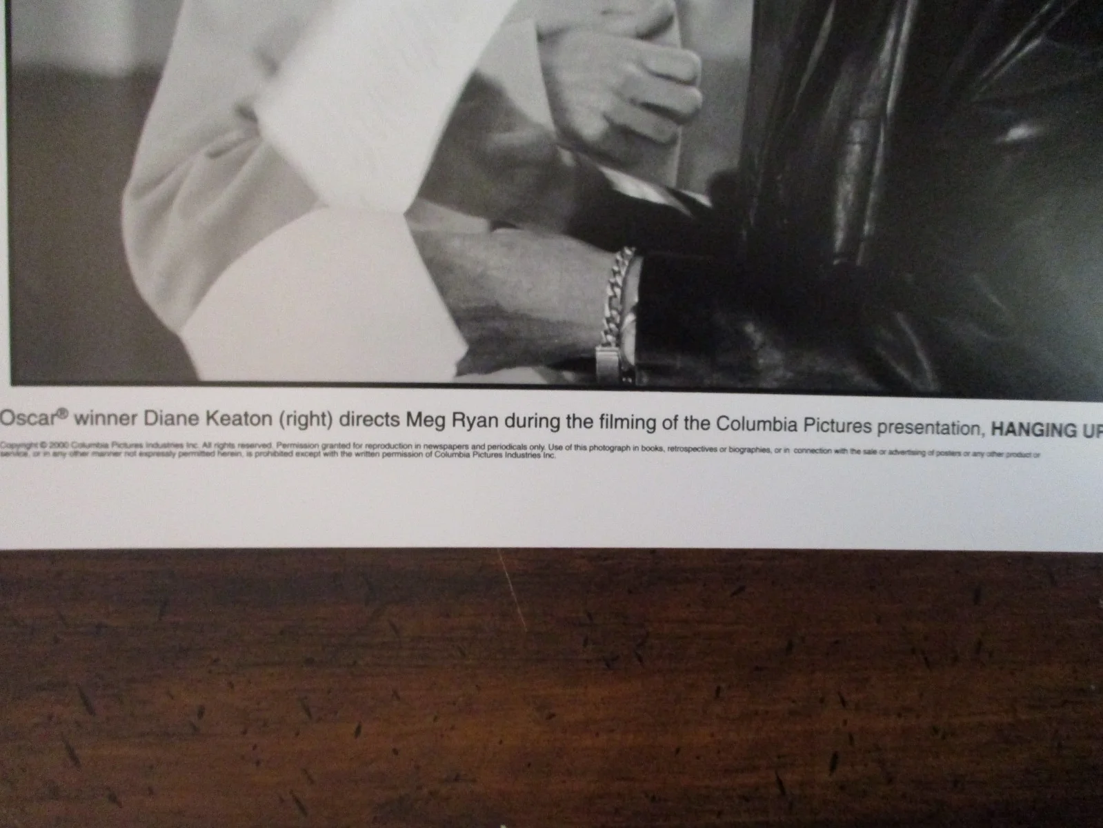 Meg Ryan/Diane Keaton ("HANGING UP")2000 10" x 8" Black and White Press Photo, image 3