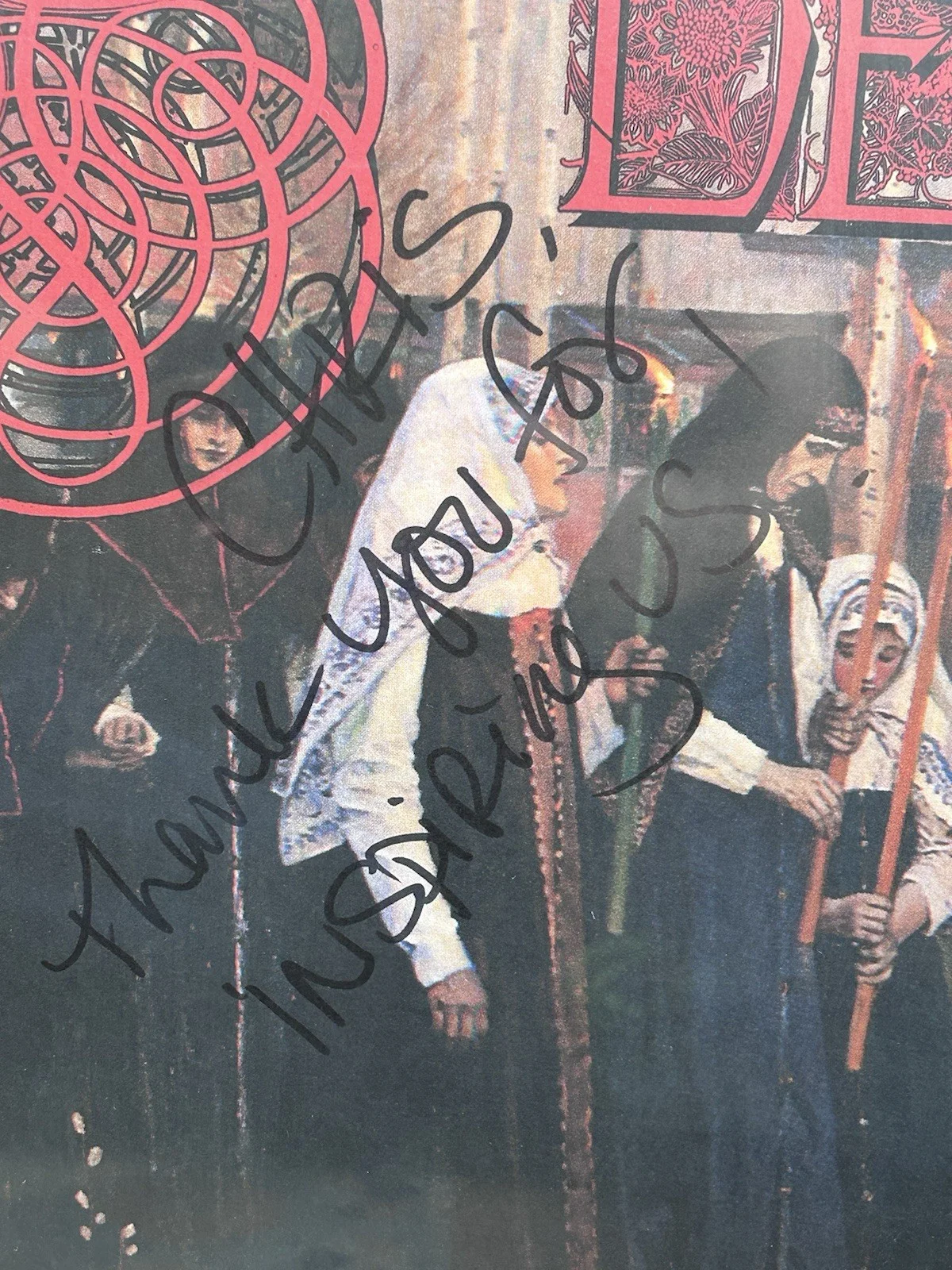 You Will Know Us by the Trail of Dead — And You Will Know Us by the Trail of Dead Autographed Poster 18 x 24 Framed, image 2