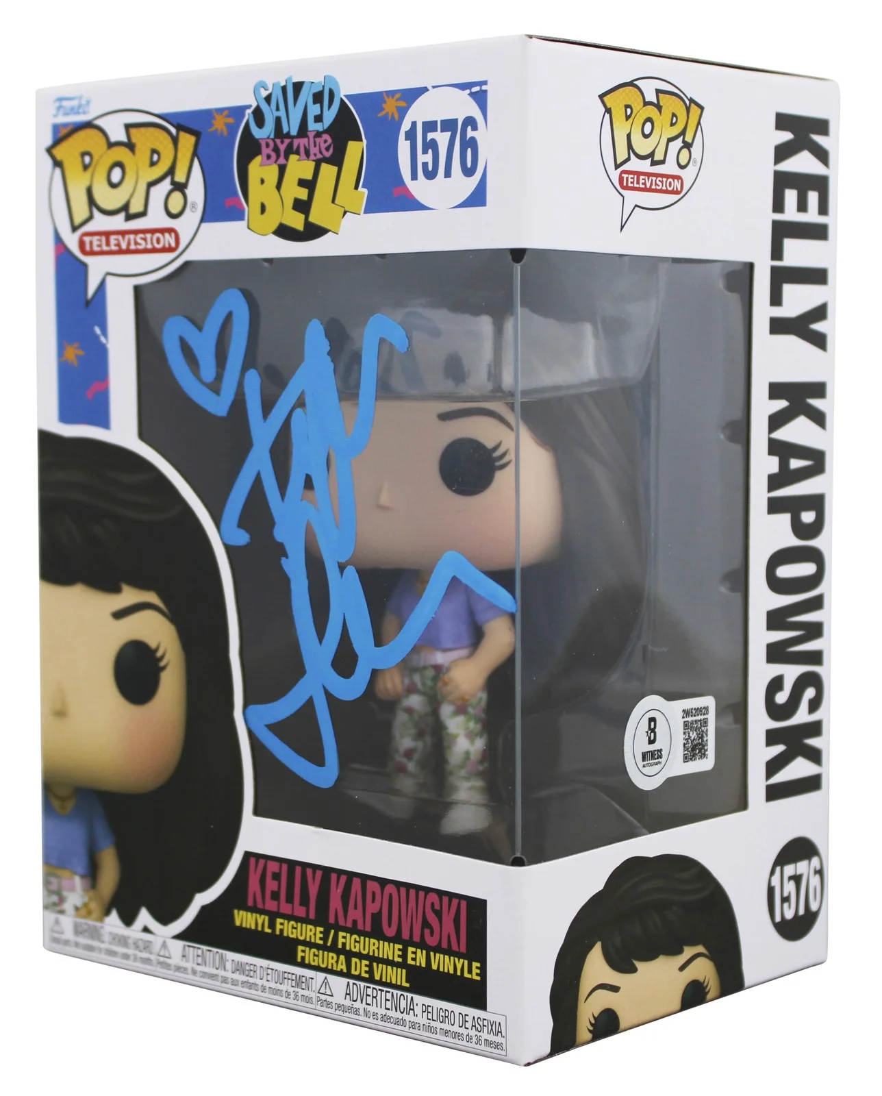 Tiffani Thiessen — Tiffani Thiessen Saved By The Bell Signed #1576 Funko Pop Vinyl Figure BAS Wit, изображение 2