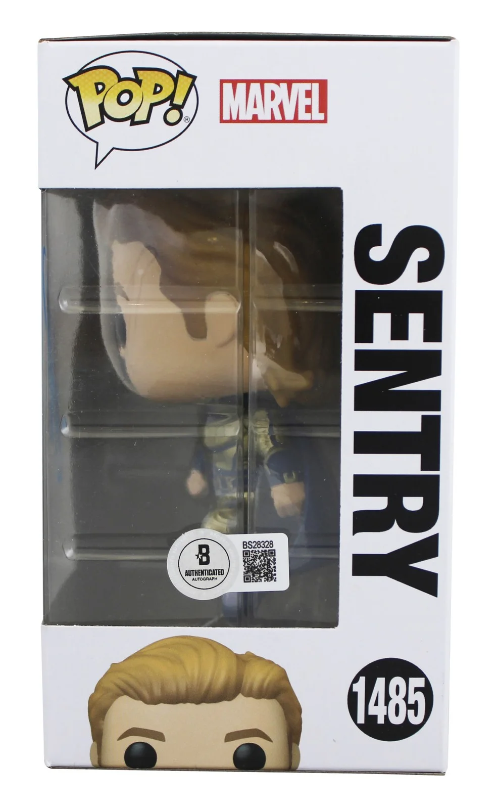 Lewis Pullman — Lewis Pullman Thunderbolts Signed #1485 Funko Pop Vinyl Figure BAS #BS28328, изображение 3