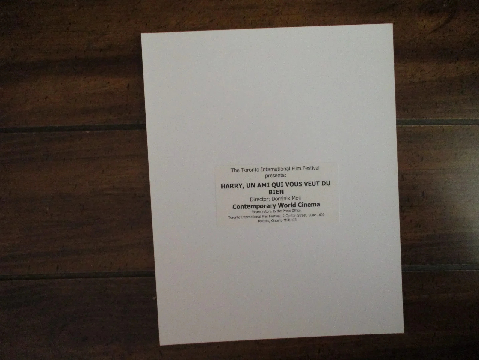 "HARRY, HE'S HERE TO HELP"/Sergi Lopez/Laurent Lucas/2000 8 x 10 B&W Press Photo, изображение 5