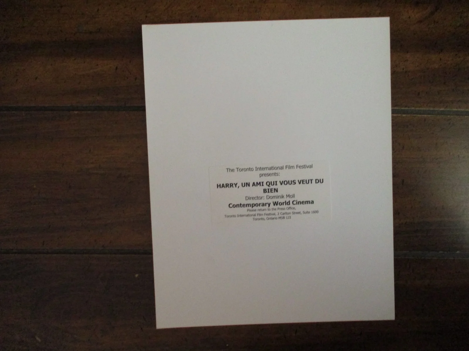 (HARRY HE'S HERE TO HELP)Sergi Lopez/Laurent Lucas/2000 8 x 10 B & W Press Photo, изображение 5