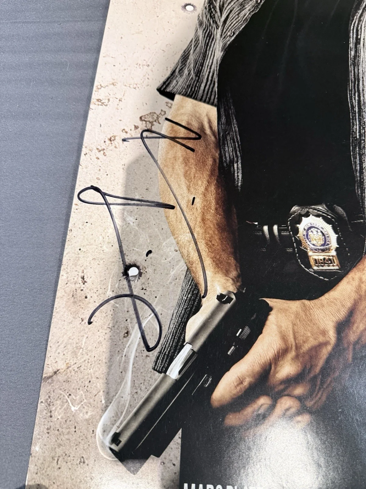 Bruce Willis — BRUCE WILLIS SIGNED Tracy Morgan Sean William Scott Ds Poster Rare Swau Diehard, image 2