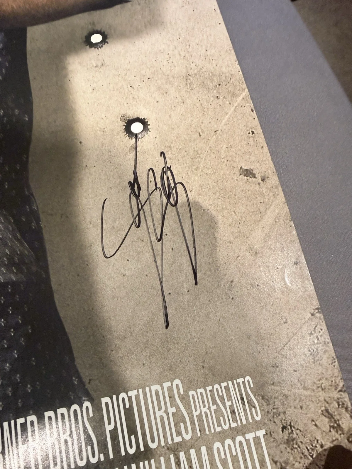 Bruce Willis — BRUCE WILLIS SIGNED Tracy Morgan Sean William Scott Ds Poster Rare Swau Diehard, image 3