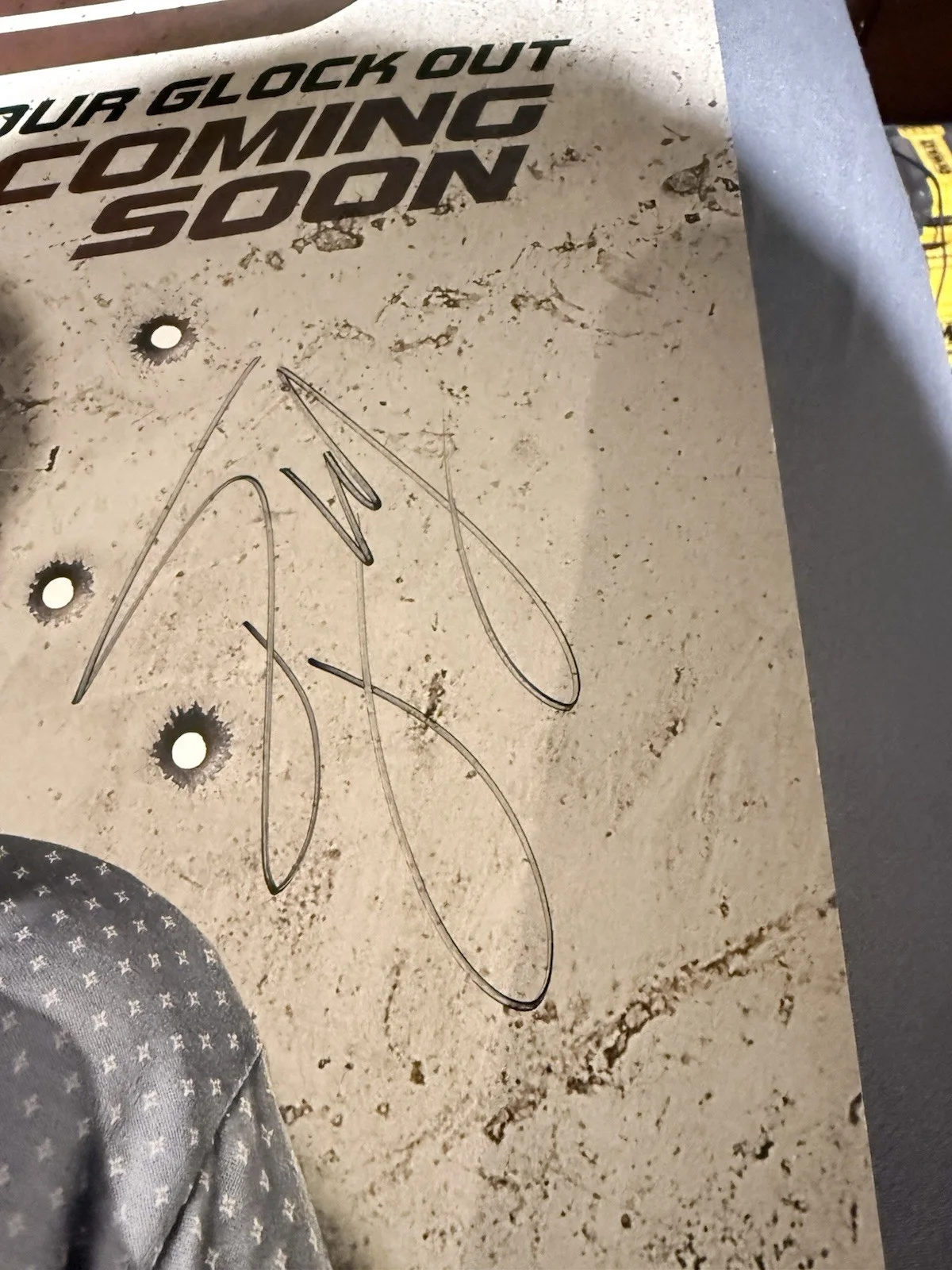 Bruce Willis — BRUCE WILLIS SIGNED Tracy Morgan Sean William Scott Ds Poster Rare Swau Diehard, image 4