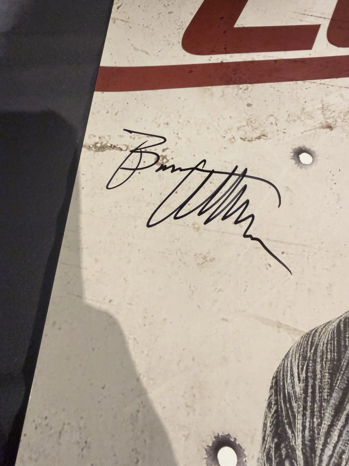 Bruce Willis — BRUCE WILLIS SIGNED Tracy Morgan Sean William Scott Ds Poster Rare Swau Diehard, image 5