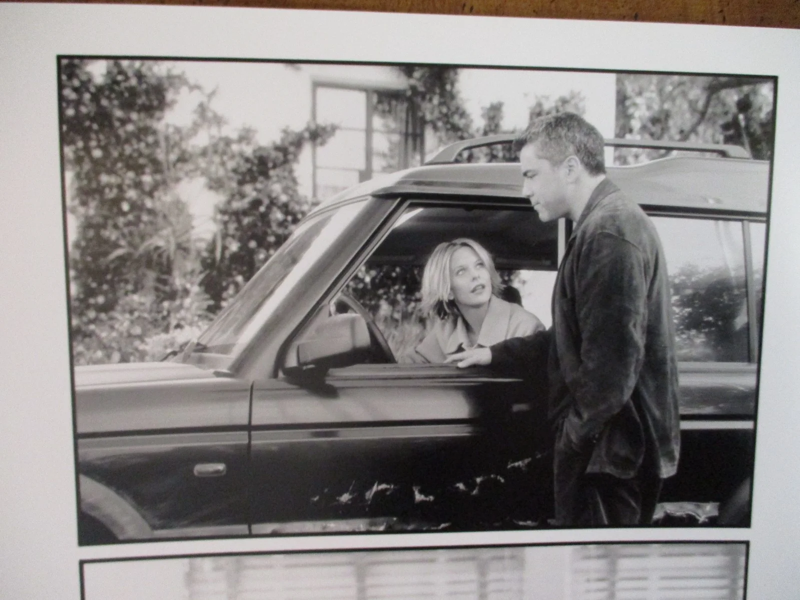 Diane Keaton/Meg Ryan/Adam Arkin(HANGING UP)2000 8 x 10 Black/White Press Photo, изображение 2