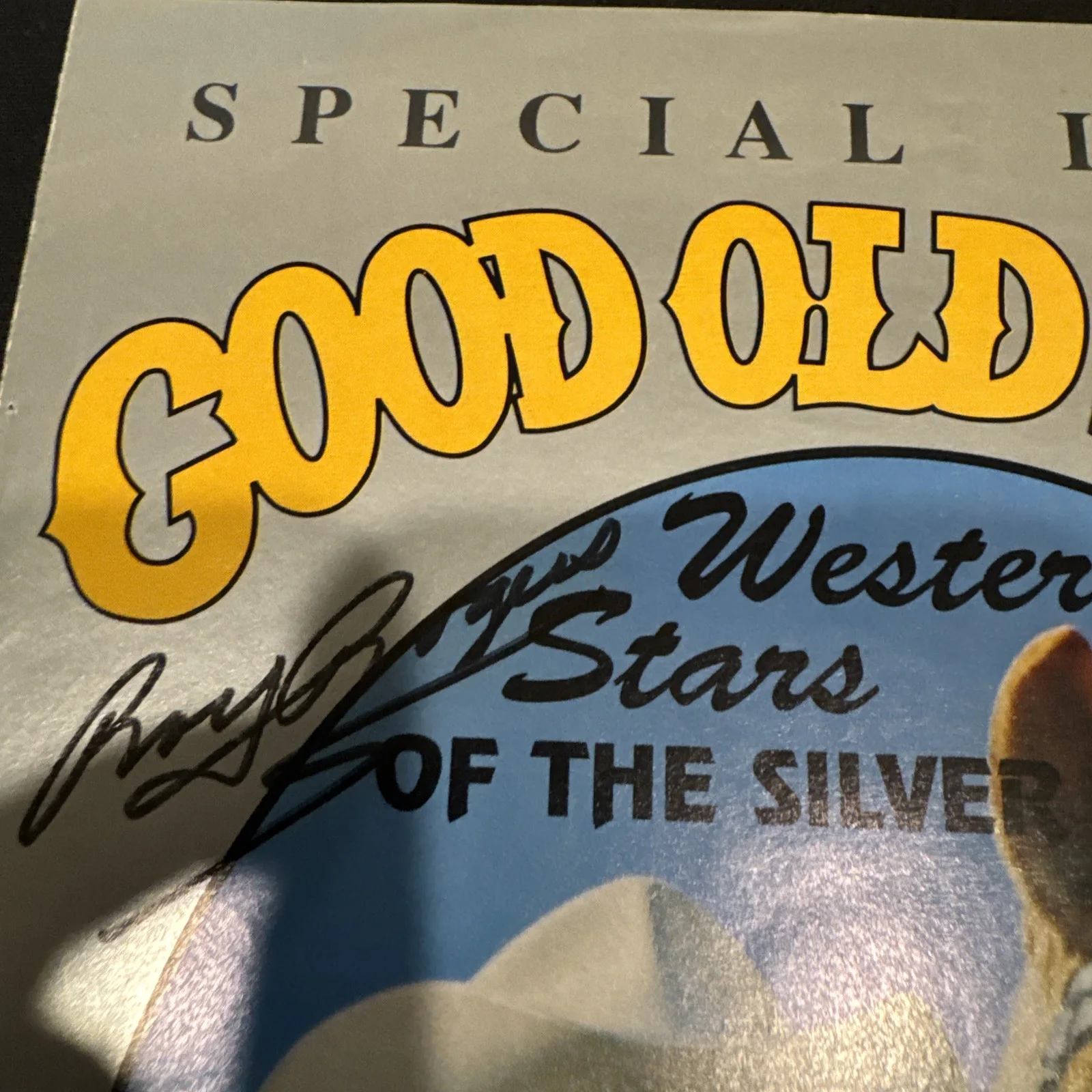Roy Rogers — ROY ROGERS SIGNED AUTOGRAPHED MAGAZINE COVER Good Old Days JSA COA, image 4