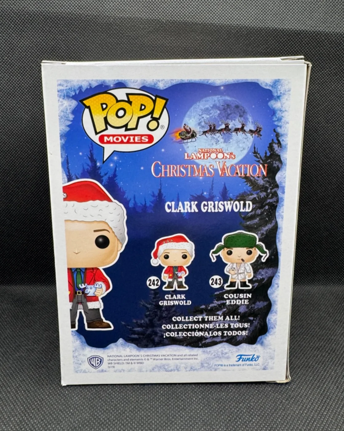 CHEVY CHASE — CHEVY CHASE signed autographed CLARK GRISWOLD FUNKO POP FIGURE #242 w/ COA JSA, изображение 4