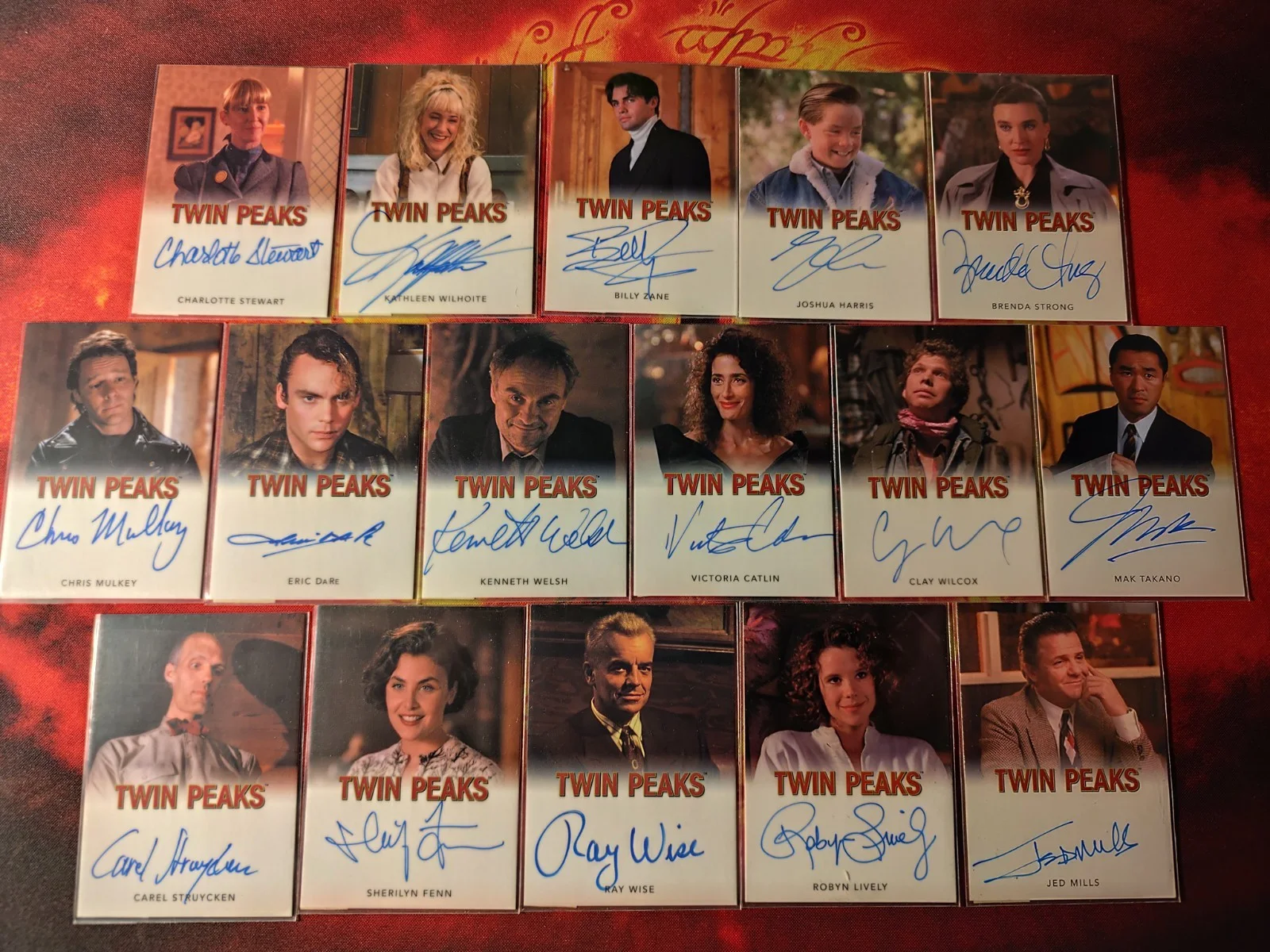 Twin Peaks Autograph Cards LOT (40+) - MacLachlan, Ontkean, Fenn, Amick & more!, изображение 2
