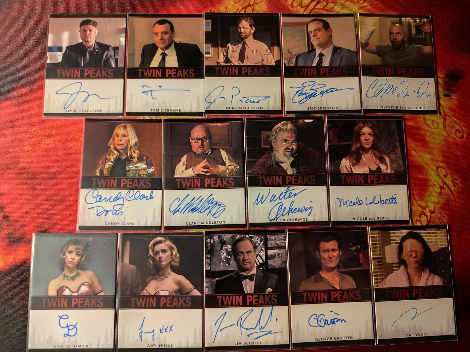 Twin Peaks Autograph Cards LOT (40+) - MacLachlan, Ontkean, Fenn, Amick & more!, изображение 4