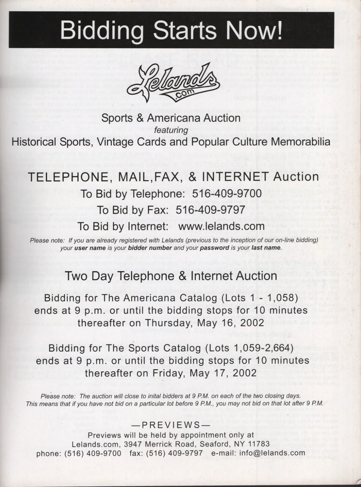 LELANDS Auction Catalogue AMERICANA - Entertainment / Music - May 2002 New York, изображение 2