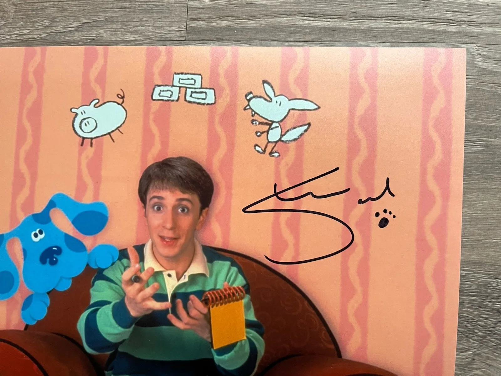 Steve Burns — Steve Burns Signed Blues Clues 8x10 Photo Beckett COA Nickelodeon, image 3
