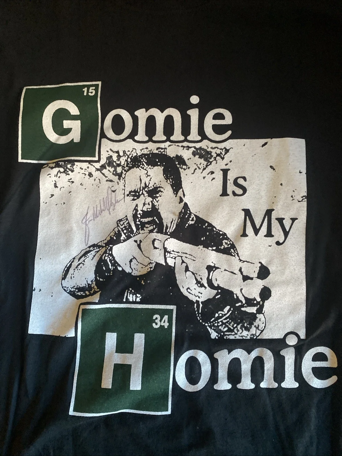 Breaking Bad Signed T-Shirt - Steve Gomez - Signed By Steven Michael Quezada XL, изображение 2