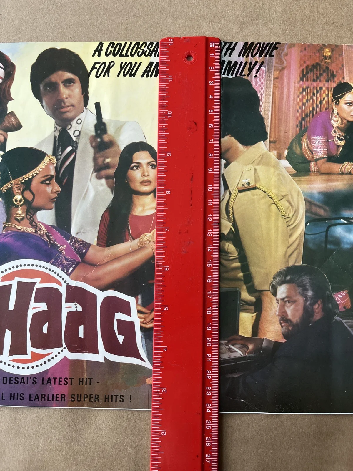 SUHAAG (1979) Bollywood Hindi Indian FILM Poster / Flyer - AMITABH , SHASHI, изображение 2