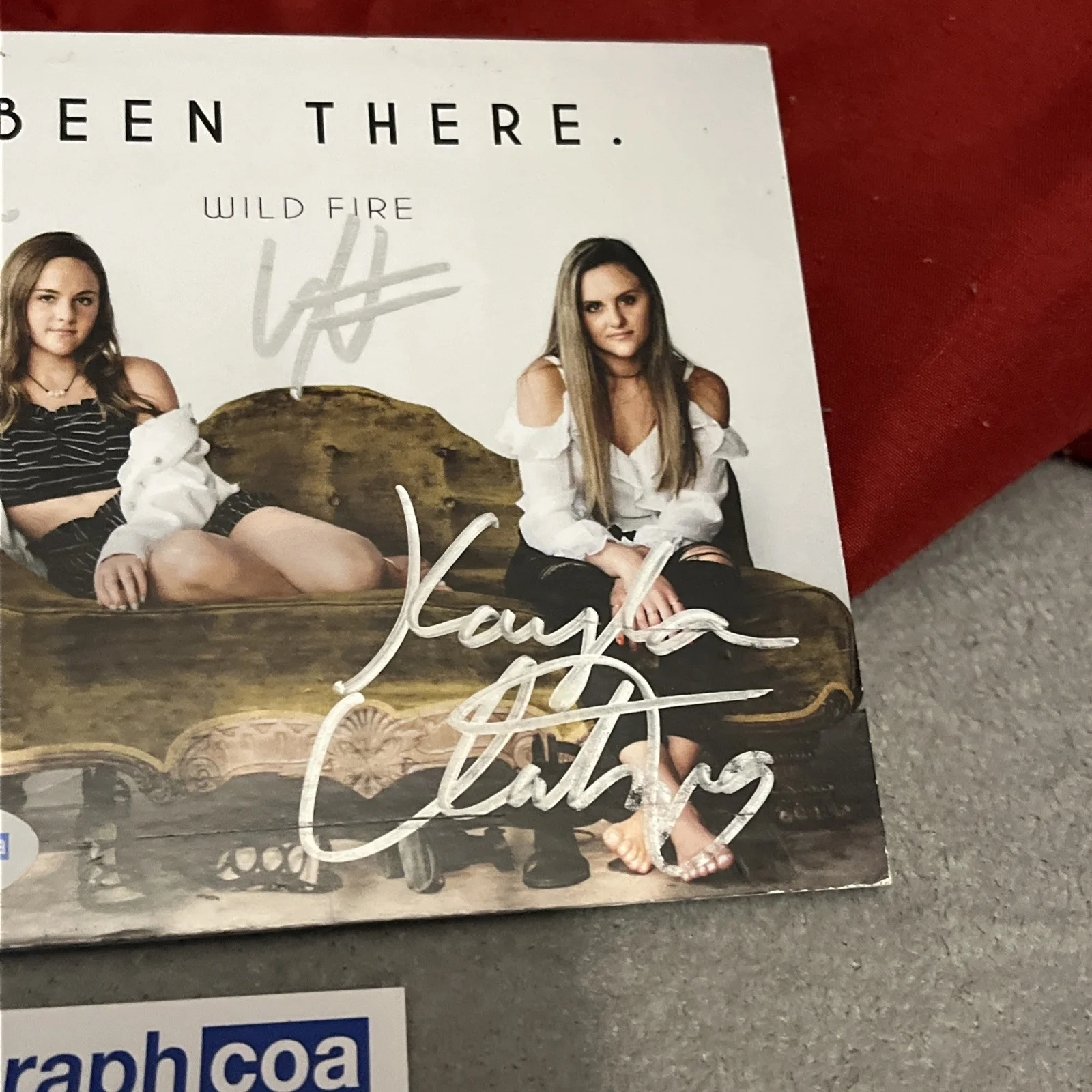 Been There Wild Fire CD Kelli & Kayla Lutzwig Signed Autographed CD ACOA, image 5