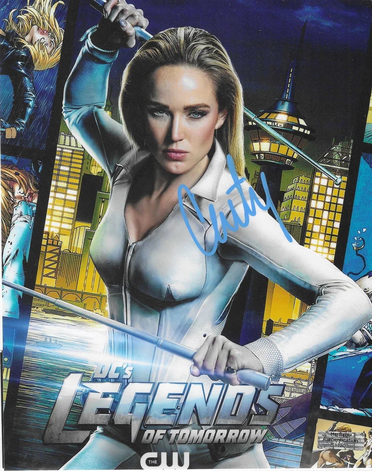 Caity Lotz — Caity Lotz Rare Signed Autographed 8x10 Legends of Tomorrow Photo HGA COA