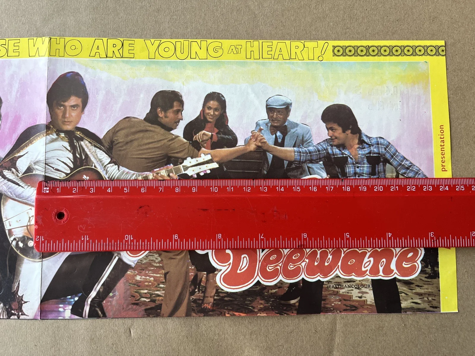 AAP KE DEEWANE (1980) Poster / Flyer BOLLYWOOD Indian Hindi FILM Rishi Kapoor, изображение 3